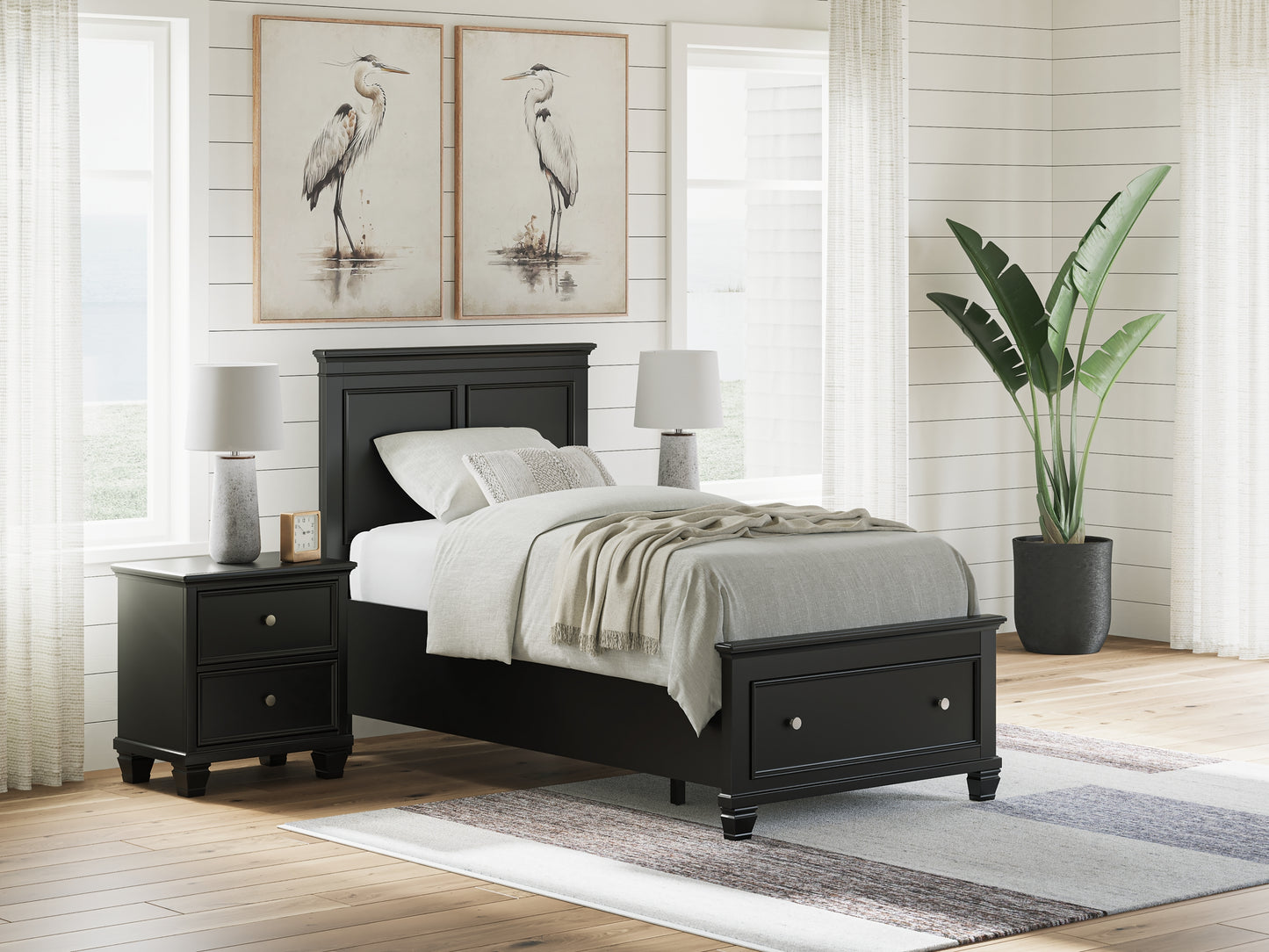 Lanolee  Panel Storage Bed