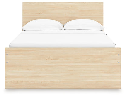 Onita  Panel Platform Bed With 1 Side Storage