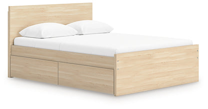 Onita  Panel Platform Bed With 2 Side Storage