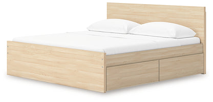Onita  Panel Platform Bed With 2 Side Storage
