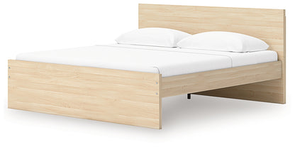 Onita  Panel Platform Bed With 1 Side Storage