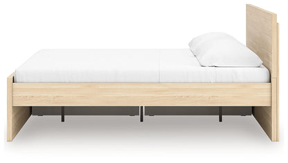 Onita  Panel Platform Bed With 1 Side Storage