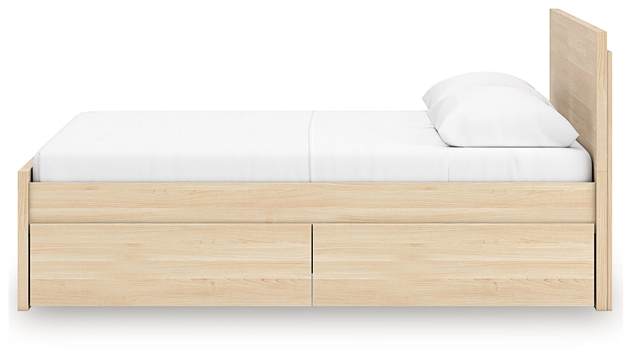 Onita  Panel Platform Bed With 2 Side Storage