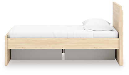 Onita  Panel Platform Bed With 1 Side Storage