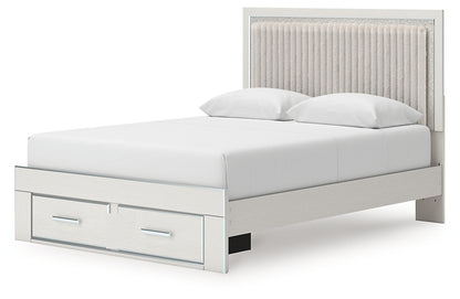 Zuraleus  Upholstered Panel Platform Storage Bed