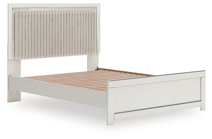 Zuraleus  Upholstered Panel Platform Bed