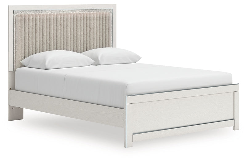 Zuraleus  Upholstered Panel Platform Bed