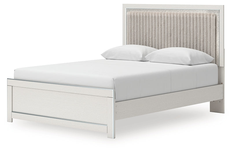 Zuraleus  Upholstered Panel Platform Bed