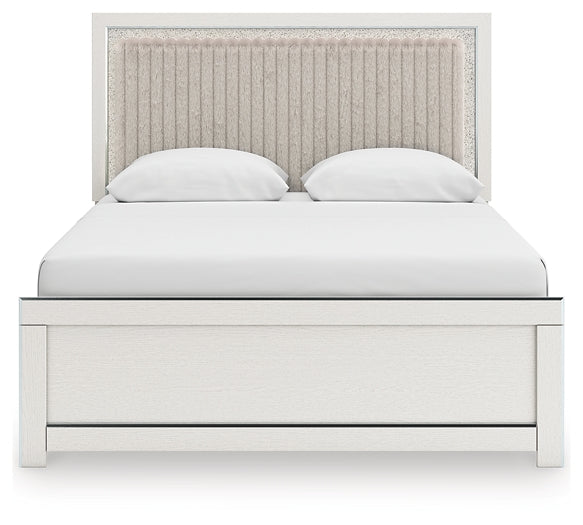 Zuraleus  Upholstered Panel Platform Bed