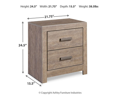 Culverbach  Panel Bed With Mirrored Dresser, Chest And Nightstand