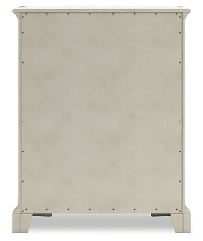 Arlendyne  Upholstered Bed With Mirrored Dresser, Chest And Nightstand