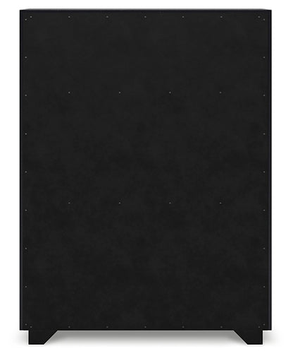 Londer  Panel Bed With Mirrored Dresser, Chest And Nightstand