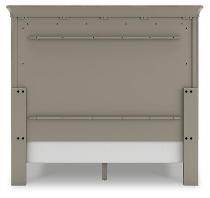 Lexorne  Sleigh Bed With Mirrored Dresser And Nightstand