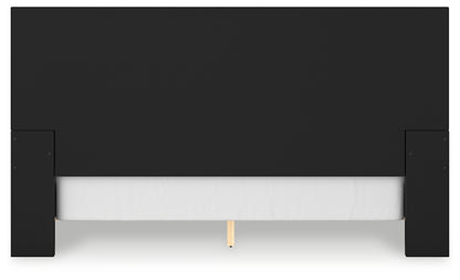 Londer  Panel Bed With Mirrored Dresser And Nightstand