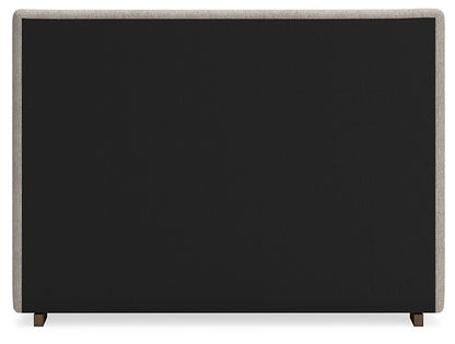 Cabalynn  Upholstered Bed With Mirrored Dresser, Chest And Nightstand