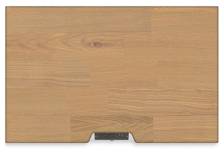 Ashbryn  Panel Storage Bed With Mirrored Dresser, Chest And Nightstand