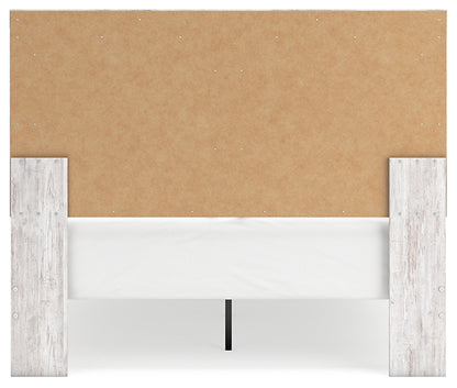 Cayboni  Panel Bed With Mirrored Dresser, Chest And Nightstand