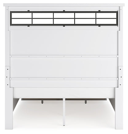 Ashbryn  Panel Storage Bed With Mirrored Dresser
