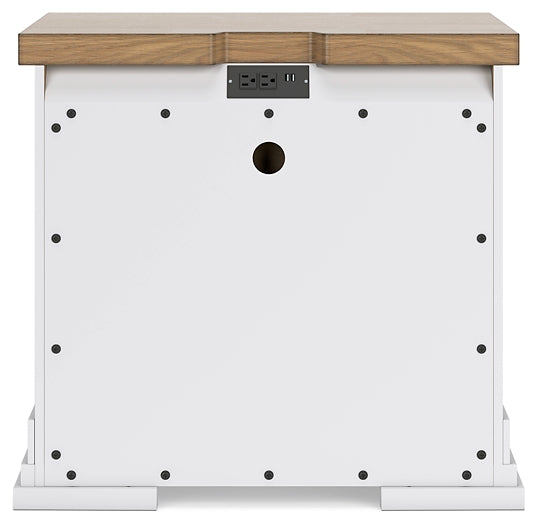 Ashbryn  Panel Storage Bed With Mirrored Dresser And Nightstand