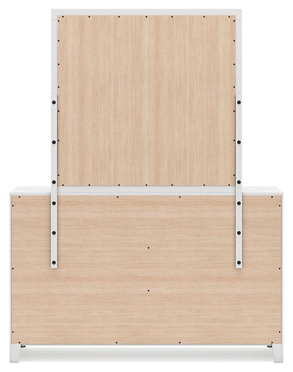 Binterglen California  Panel Bed With Mirrored Dresser, Chest And Nightstand