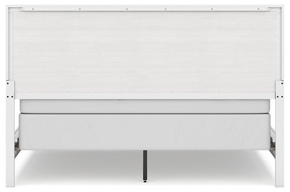 Binterglen California  Panel Bed With Mirrored Dresser, Chest And Nightstand