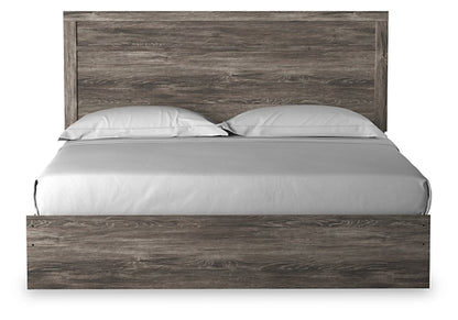 Ralinksi  Panel Bed With Mirrored Dresser, Chest And Nightstand