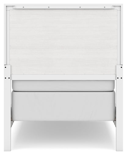 Binterglen  Panel Bed With Mirrored Dresser, Chest And Nightstand