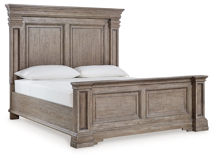 Blairhurst  Panel Bed With Mirrored Dresser, Chest And Nightstand