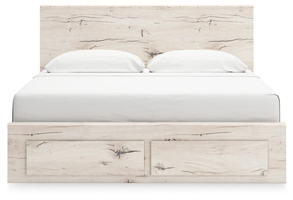 Lawroy  Panel Storage Bed With Mirrored Dresser