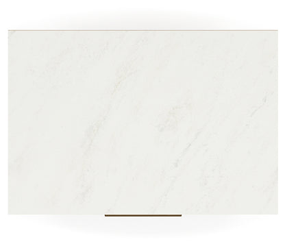 Cadmori  Upholstered Panel Bed With Mirrored Dresser And Nightstand