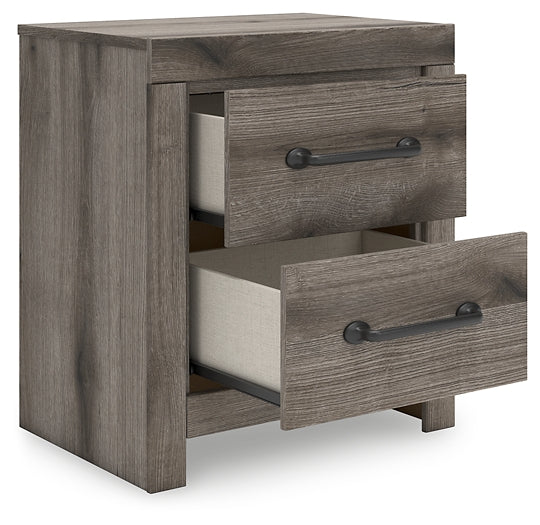 Graystorm  Panel Storage Bed With Mirrored Dresser, Chest And Nightstand