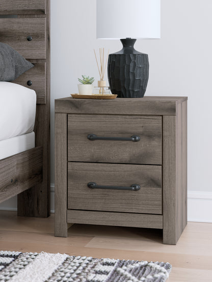 Graystorm  Panel Storage Bed With Mirrored Dresser, Chest And Nightstand