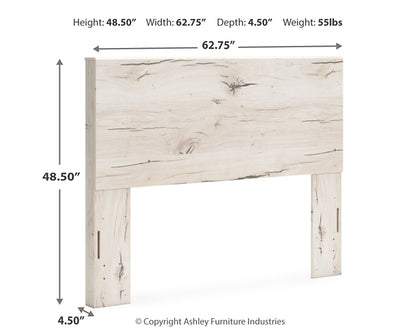 Lawroy  Panel Headboard With Mirrored Dresser