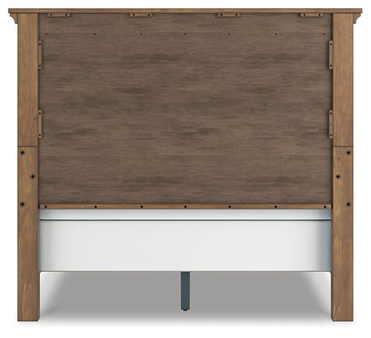 Feddinger  Panel Bed With Mirrored Dresser, Chest And Nightstand