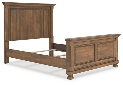 Feddinger  Panel Bed With Mirrored Dresser, Chest And Nightstand