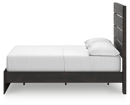Hollivern  Panel Bed With Storage With Mirrored Dresser