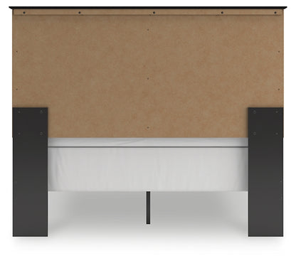 Maribel  Panel Bed With Mirrored Dresser, Chest And Nightstand