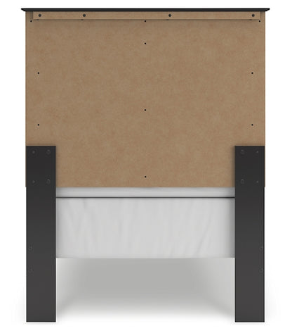 Maribel  Panel Bed With Mirrored Dresser And Nightstand