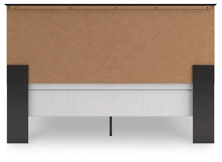 Maribel  Panel Bed With Mirrored Dresser, Chest And Nightstand