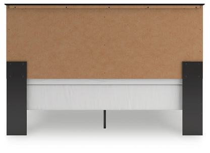 Maribel  Panel Bed With Mirrored Dresser, Chest And Nightstand