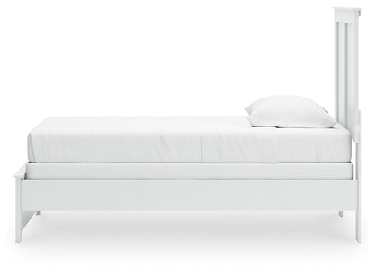 Bostwick Shoals  Panel Bed With Mirrored Dresser And Nightstand