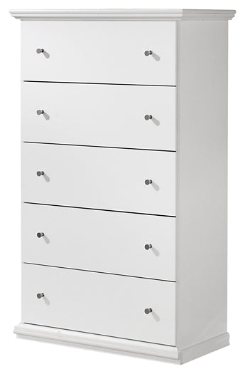 Bostwick Shoals  Panel Bed With Mirrored Dresser, Chest And Nightstand