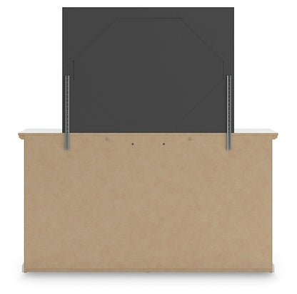 Bostwick Shoals  Panel Bed With Mirrored Dresser, Chest And Nightstand