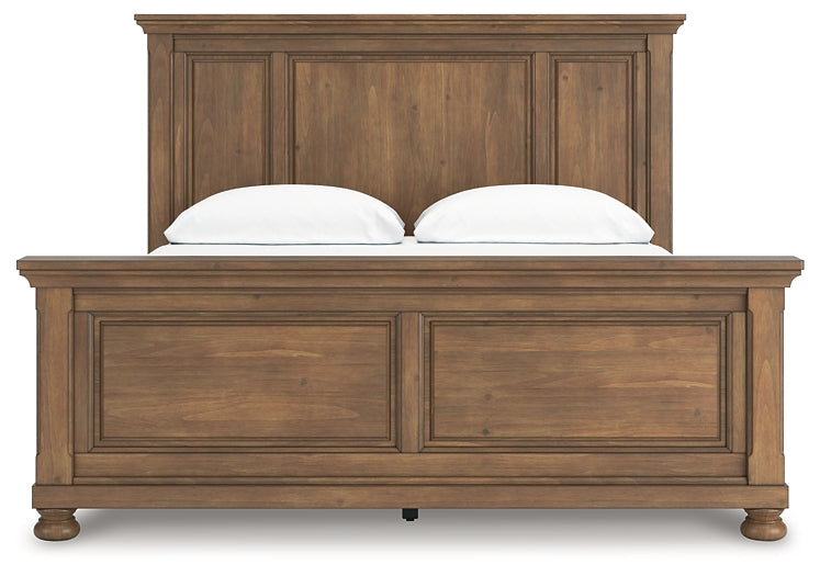 Feddinger California  Panel Bed With Mirrored Dresser, Chest And Nightstand