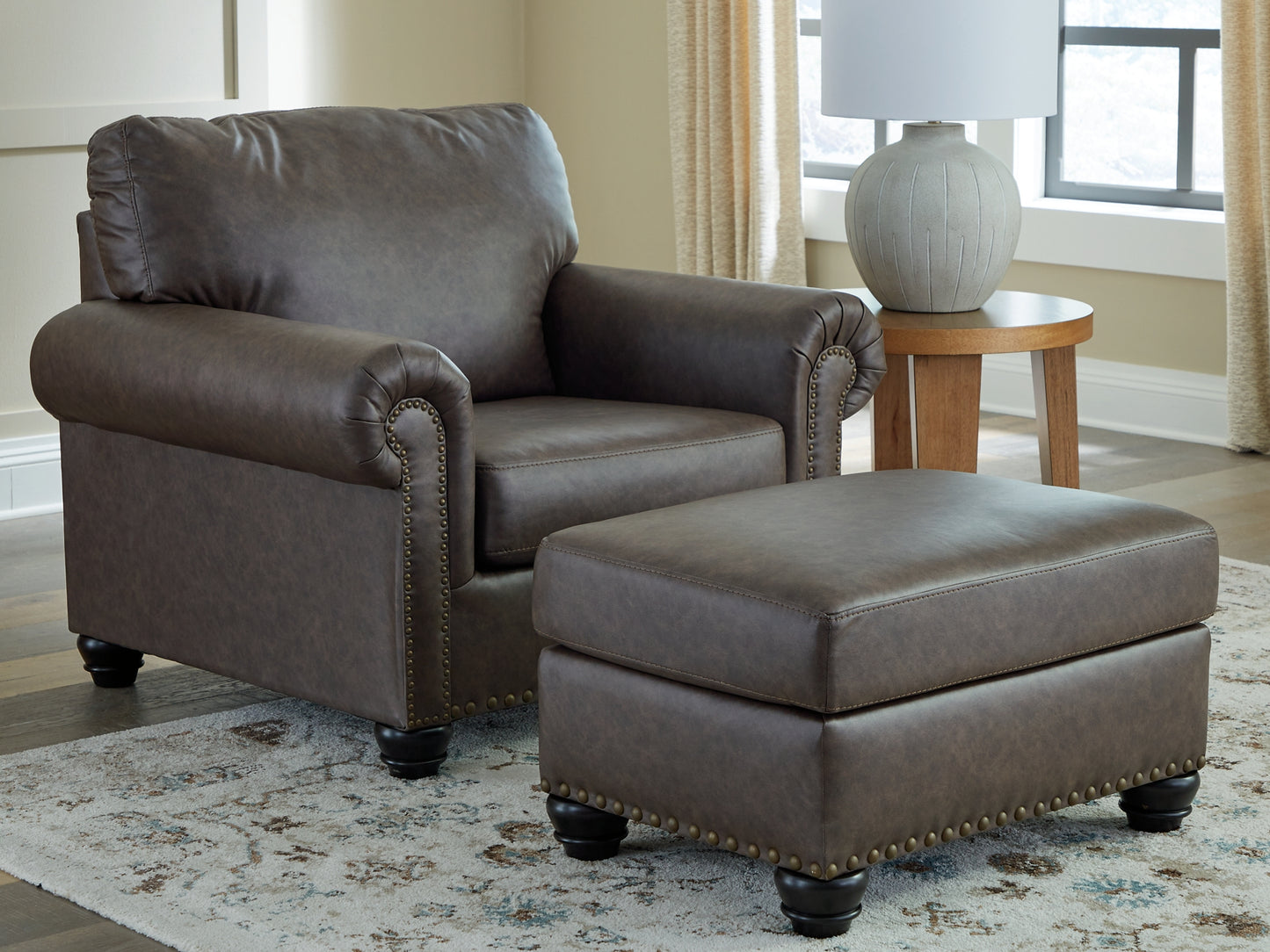 Roxmere Chair and Ottoman