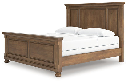 Feddinger  Panel Bed With Mirrored Dresser