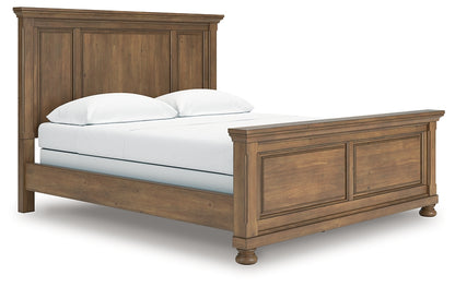 Feddinger California  Panel Bed With Mirrored Dresser