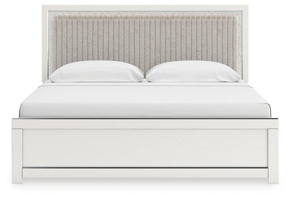 Zuraleus  Upholstered Panel Platform Bed