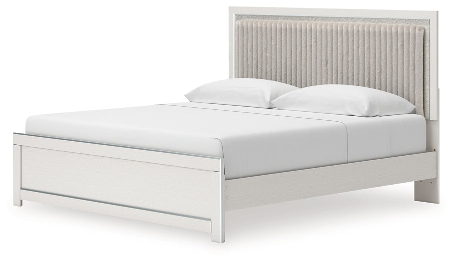 Zuraleus  Upholstered Panel Platform Bed