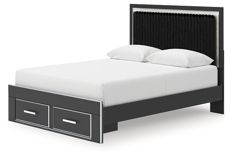 Zuraleus  Upholstered Panel Storage Bed
